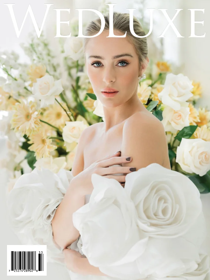 WedLuxe Issue 33 Butter Yellow cover photographed by Shotlife Studio